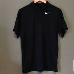 Nike dry fit button down short sleeve shirt
